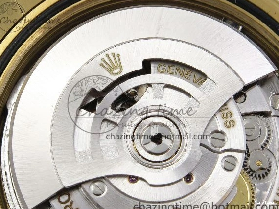 MiroTime 0408 Day Date 40 YG JDF Gain Weight 904L Steel White Roman Dial on President Bracelet VR3255 V Functional 1369